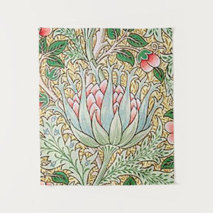 Tenture William Morris Artichaut Floral Vintage