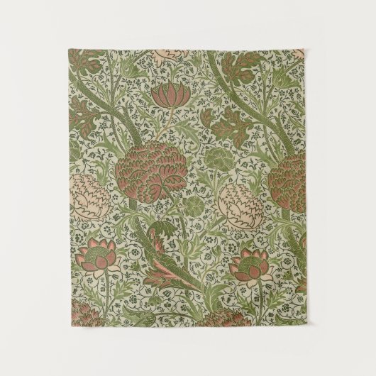 Tenture William Morris Cray Fleur de Sage Floral Botanique (Devant)