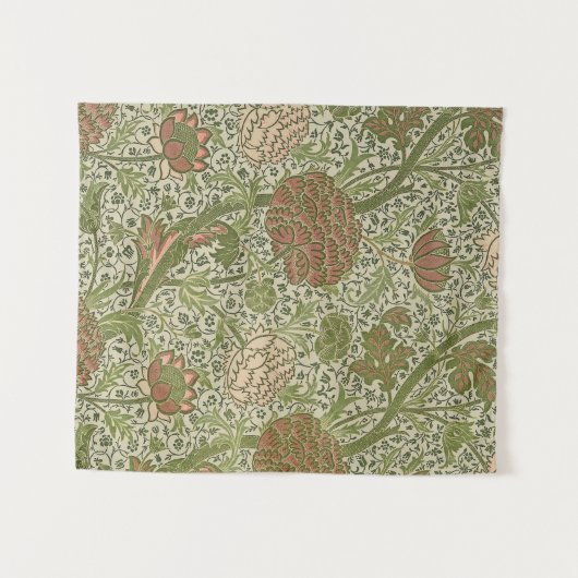 Tenture William Morris Cray Fleur de Sage Floral Botanique (Devant (Horizontal))