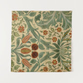 Tenture William Morris Fall Florals, Cottagecore Vintage (Devant (Horizontal))