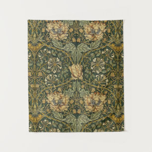 Tenture William Morris Honeysuckle Vert Floral