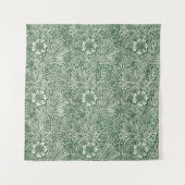 Tenture william morris marigold vert floral fleur (Devant)