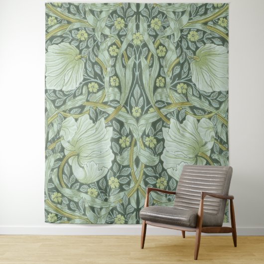 Tenture William Morris, motif de nouveau d'art, bel art (En situation)