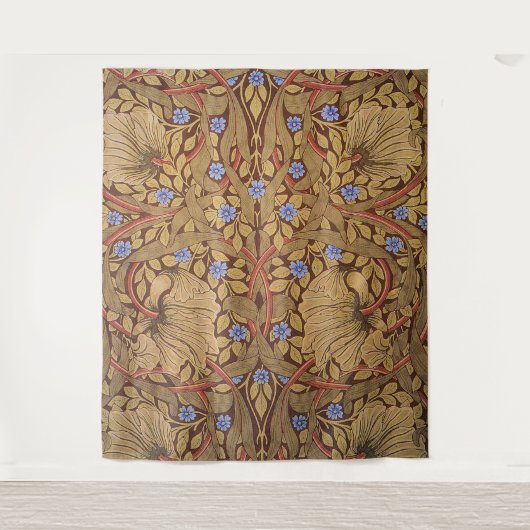 Tenture William Morris Pervenche (Devant)