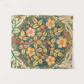 Tenture William Morris Rose Wreath  (Devant (Horizontal))