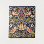 Tenture William Morris Strawberry Thief Floral Art nouveau (Devant)