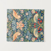 Tenture William Morris Strawberry Thief Motif floral (Devant (Horizontal))