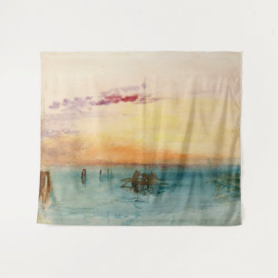Tenture William Turner - Le lagon près de Venise au couche