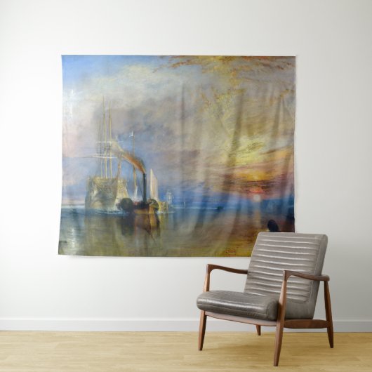 Tenture William Turner - Le Temeraire de combat (En situation (horizontale))