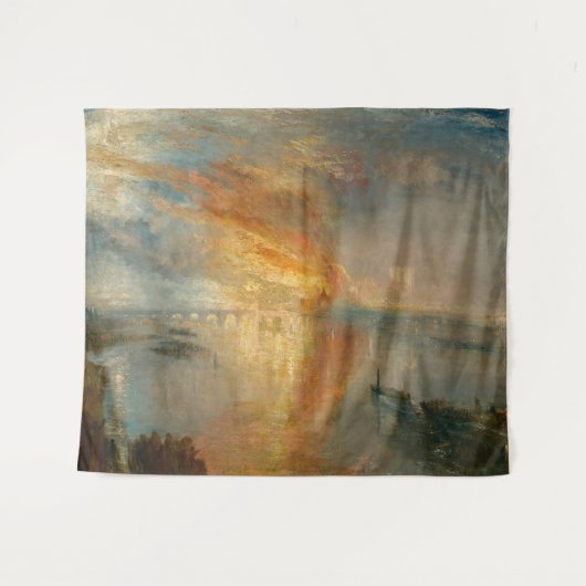 Tenture William Turner - L'incendie du Parlement (Devant (Horizontal))