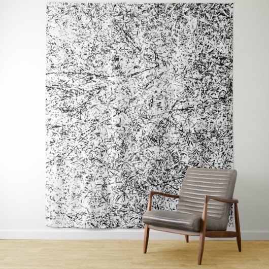 Tenture Willow se déleave. Abstract (En situation)