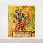 Tenture Wilma Deering, bande dessinée de Buck Rogers dans  (Devant)