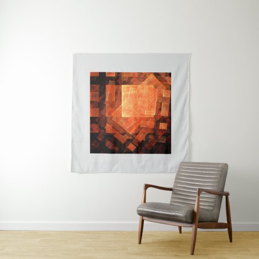 Tenture Window Light Abstract (En situation (horizontale))