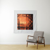 Tenture Window Light Abstract (En situation)