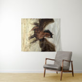 Tenture Winged Pegasus  (En situation (horizontale))