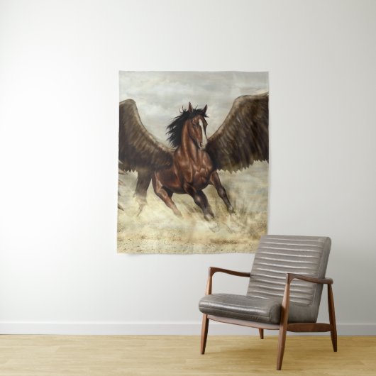Tenture Winged Pegasus  (En situation)