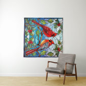 Tenture Winter Birds Tapestry (En situation (horizontale))