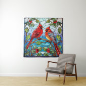 Tenture Winter Birds Tapestry (En situation)