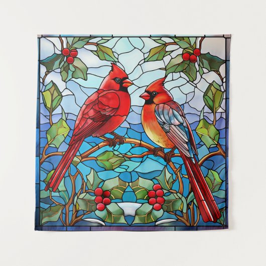 Tenture Winter Birds Tapestry (Devant)