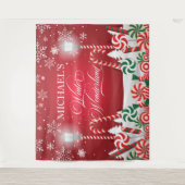Tenture Winter Wonderland holidays christmas banner (Devant)