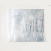 Tenture Winter Wonderland Mariage Photo Booth Backdrop (Devant (Horizontal))