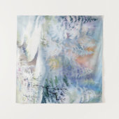 Tenture Winter Wonderland : Paysage aquarelle (Devant (Horizontal))