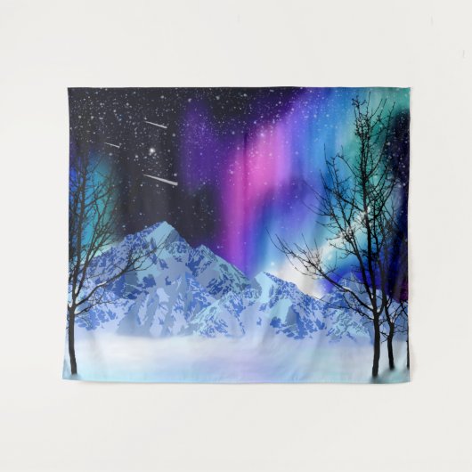 Tenture Winter Wonlights Tapestry (Devant (Horizontal))