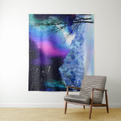 Tenture Winter Wonlights Tapestry (En situation)