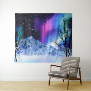Tenture Winter Wonlights Tapestry