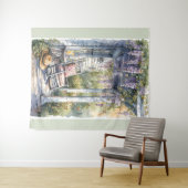 Tenture Wisteria Porch Rocking Chair Scène (En situation (horizontale))