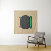 Tenture Witch Cauldron (En situation (horizontale))