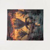 Tenture Witching Hour Ritual – Fire Dance of the Three Sis (Devant (Horizontal))