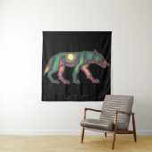Tenture Wolf Sun Pictish (En situation)