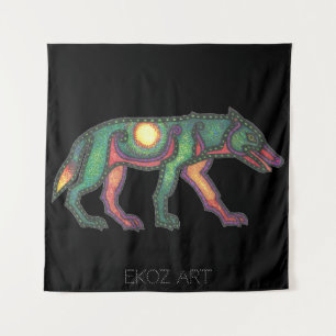 Tenture Wolf Sun Pictish