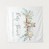 Tenture Woodland Watercolor Animals (Devant (Horizontal))