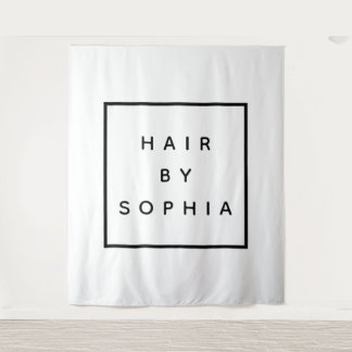 Tenture XL HAIR stylisé promotion d'entreprise luxe Tapiss