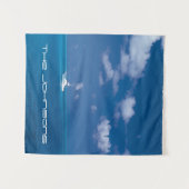 Tenture Yachting dans le bleu (Devant (Horizontal))