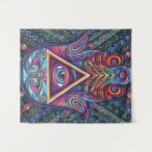 Tenture Yeux mystique à yeux ouverts (Devant (Horizontal))