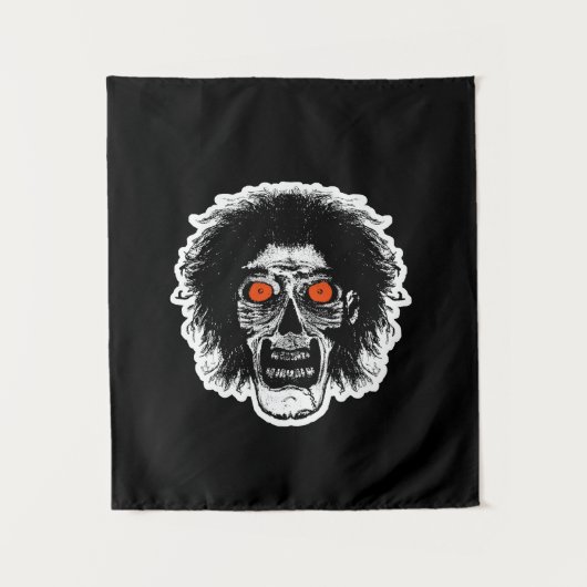 Tenture Yeux orange ZOMBIE (Devant)