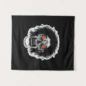 Tenture Yeux orange ZOMBIE (Devant (Horizontal))