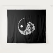 Tenture Yin Yang Bonsai Tree Japon, bouddhiste japonais Ze (Devant (Horizontal))