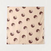 Tenture Yin Yang Chine main tirée (Devant (Horizontal))