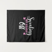 Tenture Yoga Lover | J'Aspirais Ma Asana (Devant (Horizontal))