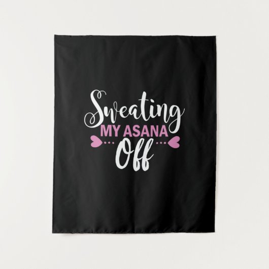 Tenture Yoga Lover | J'Aspirais Ma Asana (Devant)