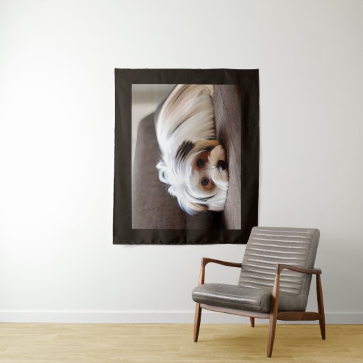 Tenture Yorkie, Yorkshire Terrier, Expérience Ennui (En situation)