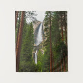 Tenture Yosemite Falls à travers la forêt (Devant)