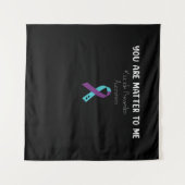 Tenture You Are Matter To Me Suicide Prevention Awareness (Devant (Horizontal))