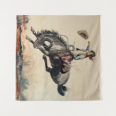 Tenture « Young Cowboy » par Will James (Devant (Horizontal))