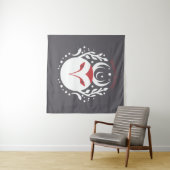 Tenture Yule Owl (En situation (horizontale))