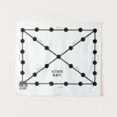 Tenture Yut Nori Jeu coréen (Devant (Horizontal))